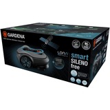 GARDENA Robot tondeuse smart SILENO free Set 1.200m² Gris/Turquoise