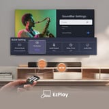 Hisense HS1000 Noir 2.0 canaux 120 W, Barre de son Noir, 2.0 canaux, 120 W, DTS Virtual:X, Audio Dolby, Dolby Digital Plus, Noir, Avec fil, 100-240 V