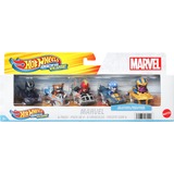 Hot Wheels Racer Verse HW RV MARVEL 5 PACK, Jeu véhicule Ensemble de véhicules, 3 an(s), Plastique, Métal, Multicolore