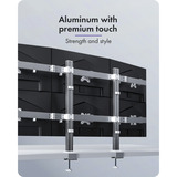 ICY BOX Diamond Stand 666, Support de moniteur Argent