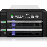 Icy Dock MB901SPR-B R1, Cadrage Noir/Argent