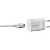 Intenso Power Adapter W30C GaN + C315C USB-C Kabel, Chargeur Blanc