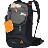 Jack Wolfskin 2020191_6350_OS, Sac à dos Noir/Orange