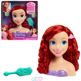 Just Play Disney Princess - Tête de coiffure Ariel, Maquillage et tête à coiffer 