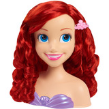 Just Play Disney Princess - Tête de coiffure Ariel, Maquillage et tête à coiffer 