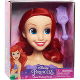 Just Play Disney Princess - Tête de coiffure Ariel, Maquillage et tête à coiffer 