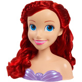 Just Play Disney Princess - Tête de coiffure Ariel, Maquillage et tête à coiffer 