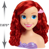 Just Play Disney Princess - Tête de coiffure Ariel, Maquillage et tête à coiffer 
