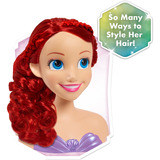 Just Play Disney Princess - Tête de coiffure Ariel, Maquillage et tête à coiffer 