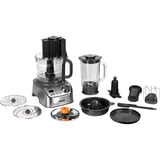 Kenwood FDM72.990SS robot de cuisine 3 L Acier inoxydable Balances intégrées Argent, 3 L, Acier inoxydable, 1,5 L, 1,5 L, Plastique, Verre