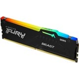Kingston FURY Beast RGB 32 Go DDR5-5200 (1x 32 Go) mémoire vive Noir, KF552C40BBA-32, XMP 3.0