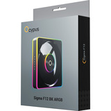 Ocypus Sigma F12 ARGB Ocypus ventilateur de boîtier Noir, 120 x 120 x 25 mm, PWM