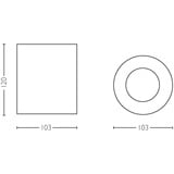 Philips Hue White Ambiance Pillar Spot Unique, Lumière LED Noir