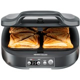 Rommelsbacher Sandwichmaker ST 1800, Machine à croque monsieur Ardoise