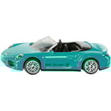 SIKU Porsche 911 Turbo S Cabriolet, Modèle réduit de voiture Turquoise/Noir