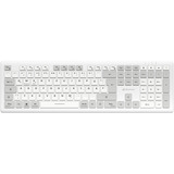 Sharkoon OfficePal K30W clavier Blanc, Layout DE (QWERTZ), Rubberdome, 100%
