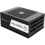 SilverStone HELA 2500R alimentation 2500 watt Noir, 4x 12V-2x6, 7x PCIe