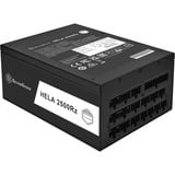SilverStone HELA 2500R alimentation 2500 watt Noir, 4x 12V-2x6, 7x PCIe