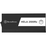 SilverStone HELA 2500R alimentation 2500 watt Noir, 4x 12V-2x6, 7x PCIe