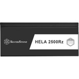 SilverStone HELA 2500R alimentation 2500 watt Noir, 4x 12V-2x6, 7x PCIe