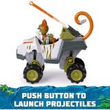 Spin Master Vehicule + Figurine Tracker Jungle Pups La Pat' Patrouille, Jeu véhicule PAW Patrol Vehicule + Figurine Tracker Jungle Pups La Pat' Patrouille, Camion, PAW Patrol, 3 an(s), Plastique, Vert, Gris, Blanc