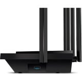 TP-Link Archer AX73 routeur sans fil Gigabit Ethernet Bi-bande (2,4 GHz / 5 GHz) Noir Wi-Fi 6 (802.11ax), Bi-bande (2,4 GHz / 5 GHz), Ethernet/LAN, Noir, Routeur portable