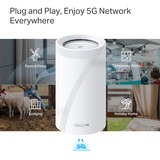 TP-Link Deco BE65-5G(1-pack) 5G BE9300 Mesh Wi-Fi 7, Routeur 