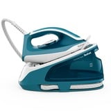 Tefal Express Easy SV6131E0 Centrale vapeur 2200 W 1,7 L Blanc, Bleu, Centrales à vapeur Blanc/Turquoise, 2200 W, 120 g/min, 5,8 bar, 1,7 L, 360 g/min, Blanc, Bleu