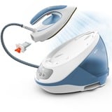 Tefal Express Protect SV9202 2800 W 1,8 L Durilium AirGlide Autoclean soleplate Blanc, Bleu, Centrales à vapeur Blanc/Bleu, 2800 W, 130 g/min, Durilium AirGlide Autoclean soleplate, 7,5 bar, 1,8 L, 520 g/min