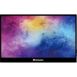 Verbatim 49593 écran plat de PC 43,9 cm (17.3") 1920 x 1080 pixels Full HD LCD Écran tactile Noir Moniteur Noir, 1x HDMI, 2x USB-C, 1x USB-A, 43,9 cm (17.3"), 1920 x 1080 pixels, Full HD, LCD, 6 ms, Noir