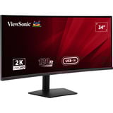 ViewSonic  34.1" Moniteur UltraWide incurvé  Noir