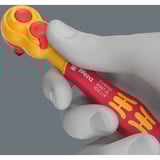 Wera 8007 A VDE Cliquet Zyklop, 1/4", Clè dynamométrique Rouge/Jaune