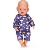 ZAPF Creation BABY born Teddy's Romper Glow in the Dark, Accessoires de poupée BABY born Teddy's Romper Glow in the Dark, Grenouillère de poupée, 1 an(s)