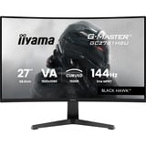 iiyama G-Master GC2781HSU-B1 27" Moniteur gaming incurvé Noir, 1x DisplayPort, 1x HDMI, 2x USB-A, 144 Hz, 68,6 cm (27"), 1920 x 1080 pixels, Full HD, LCD, Noir