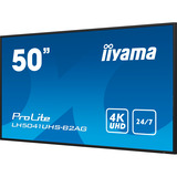 iiyama LH5041UHS-B2AG, Affichage public Noir brillant