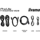 iiyama ProLite T1932MSC-B2S 19" Moniteur tactile  Noir (Mat)
