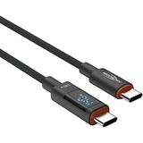 Ansmann Câble USB 2.0, connecteur USB-C > connecteur USB-C Anthracite