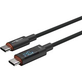 Ansmann Câble USB 2.0, connecteur USB-C > connecteur USB-C Anthracite