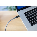 Ansmann Câble USB 2.0, connecteur USB-C > connecteur USB-C Anthracite