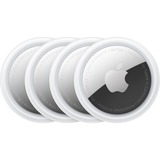 Apple AirTag, Appareils de repérage Blanc/Argent, 4 pièces