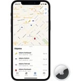 Apple AirTag, Traceur de localisation Blanc/Argent, 4 pièces