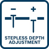 Bosch Cloueur à batterie pour bois GNH 18V-64-2 M Professional solo, 18 volts, Clouteuse Bleu/Noir