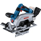 Bosch GKS 18V-57-2 L PROFESSIONAL 16,5 cm Noir, Bleu, Argent 5000 tr/min, Scie circulaire Bleu/Noir, Bois, Noir, Bleu, Argent, Sans brosse, 16,5 cm, 5000 tr/min, 5,7 cm
