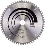Bosch Lames de scies circulaires Optiline Wood, Lame de scie Bois, 25,4 cm, 1,4 mm, 2 mm, Bosch, 1 pièce(s)