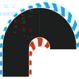 Carrera HYBRID Courbe épingle à cheveux 180° L/R, Circuit 