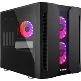 Chieftec Chieftronic M2 Cube Noir boîtier mini tower Noir | 4x USB-A | RGB | Window