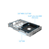 Chieftec  boîtier desktop Blanc | 4x USB-A