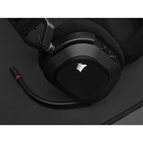 Corsair HS80 RGB WIRELESS, Casque gaming Noir, Pc, PlayStation 4, PlayStation 5