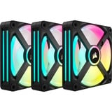 Corsair iCUE LINK QX120 RGB 120, Ventilateur de boîtier Noir