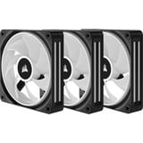 Corsair iCUE LINK QX120 RGB Starter kit ventilateurs de boîtier Noir, 3 pièces, 120 x 120 x 25 mm, PWM